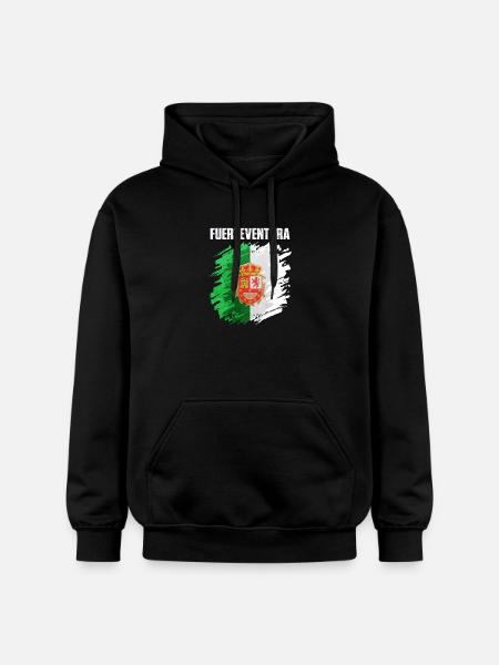 Fuerteventura Flag Design - Gildan Unisex Softstyle® Midweight Hoodie - black