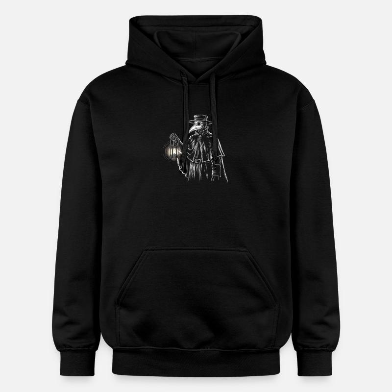 Charlatan mystique avec lanterne - Sweat à capuche Softstyle® Gildan Unisexe - noir
