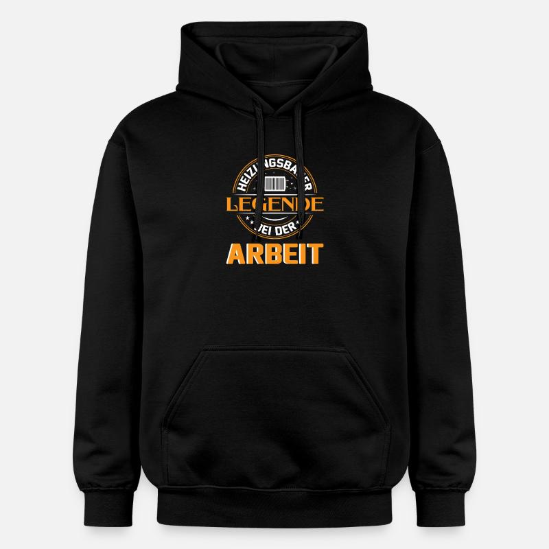 Heating Engineer Heating Construction Plumber Plumber - Gildan Unisex Softstyle® Midweight Hoodie - black
