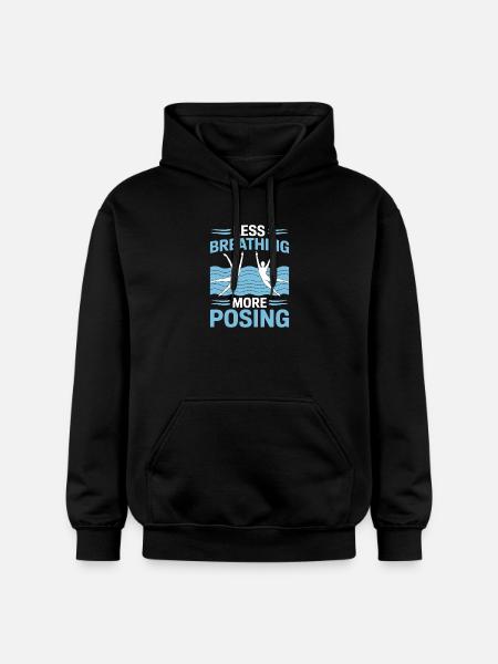 Synchronschwimmen Kunstschwimmen Wassersport - Gildan Unisex Softstyle® Midweight Hoodie - Schwarz