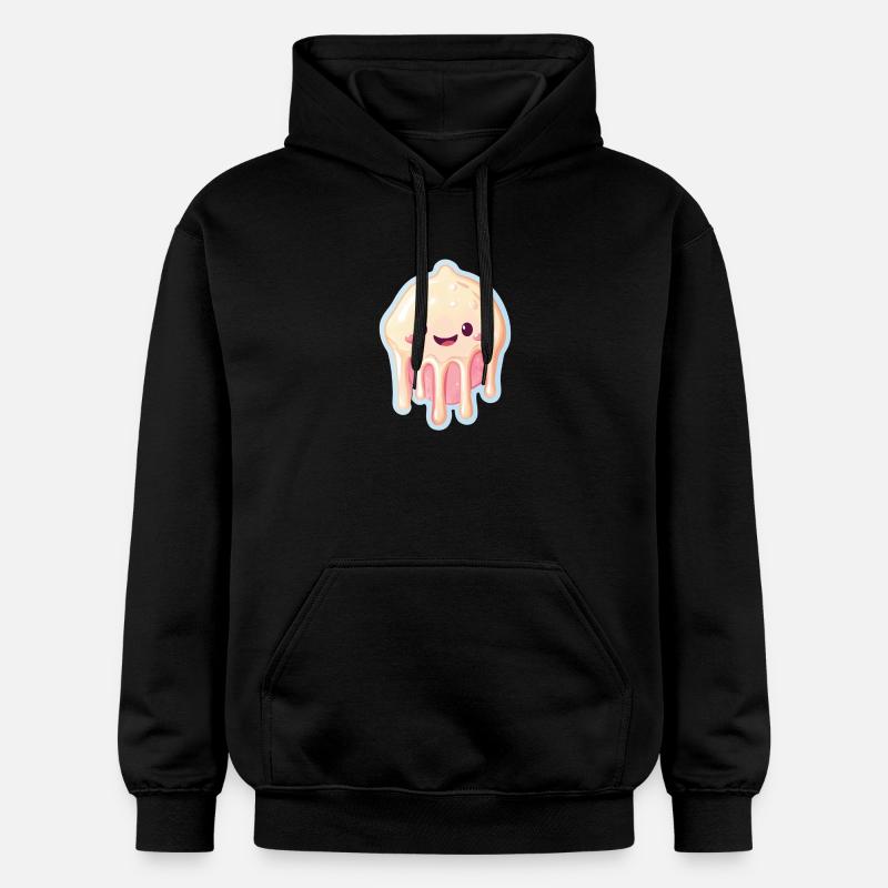 Crème glacée Crème glacée - Sweat à capuche Softstyle® Gildan Unisexe - noir