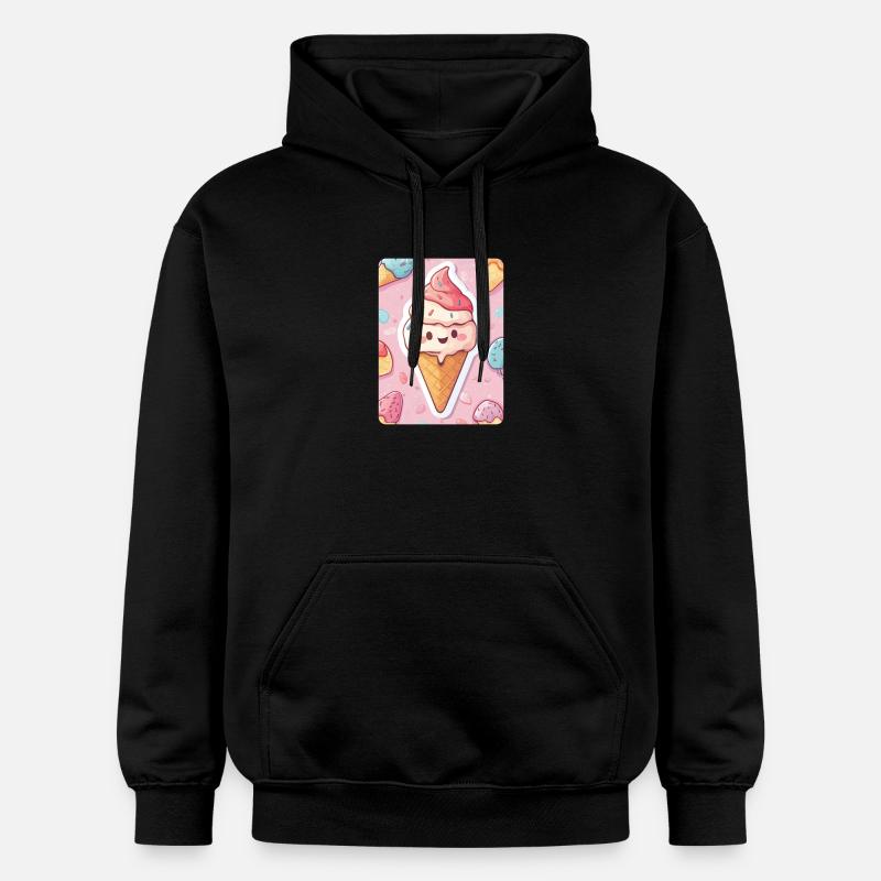glace - Sweat à capuche Softstyle® Gildan Unisexe - noir