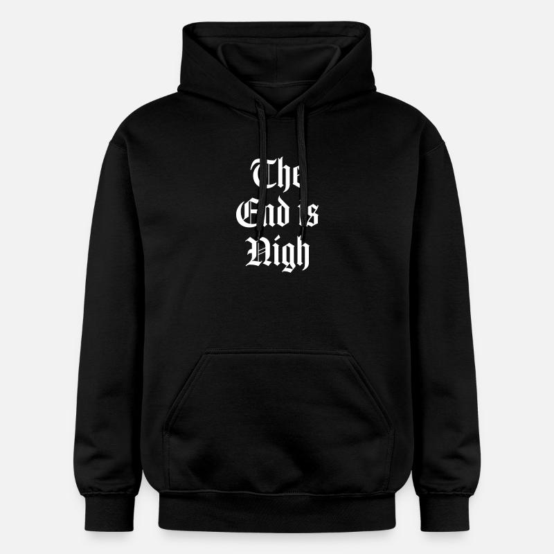 La fin est proche - Sweat à capuche Softstyle® Gildan Unisexe - noir