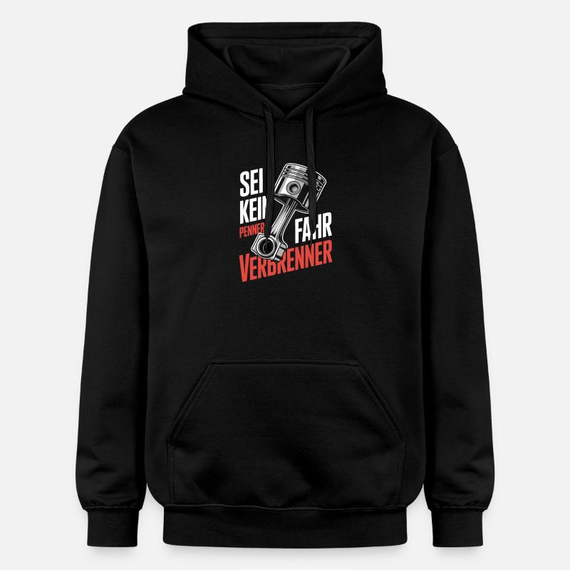 Drivers - drive combustion engine - Gildan Unisex Softstyle® Midweight Hoodie - black