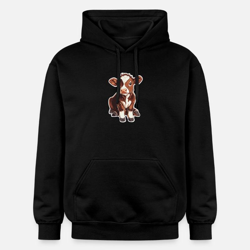 Vache - Sweat à capuche Softstyle® Gildan Unisexe - noir