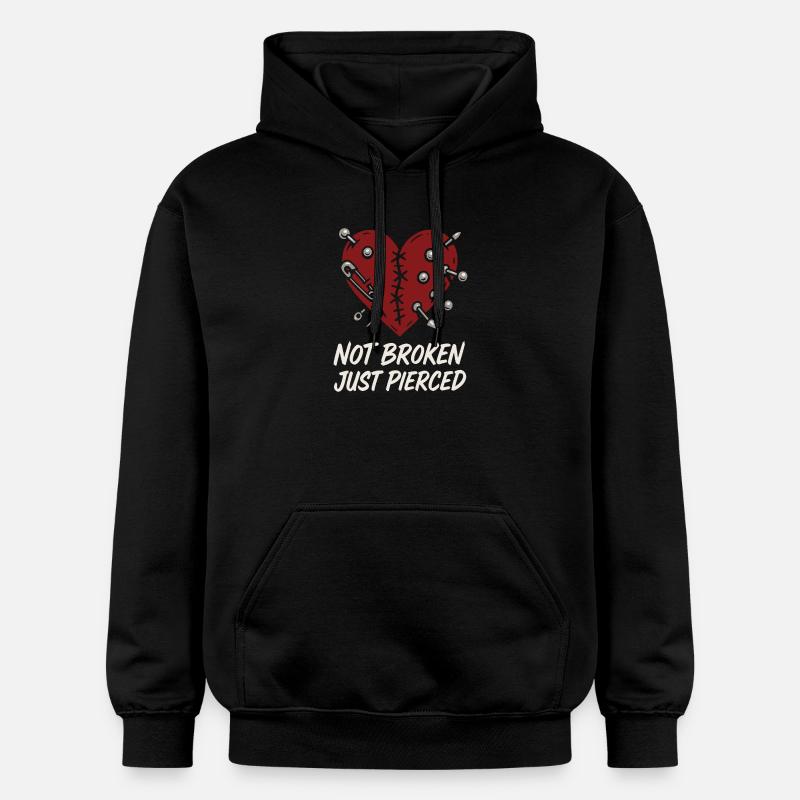 Piercing Addict Body Mod Enthusiast - Sweat à capuche Softstyle® Gildan Unisexe - noir