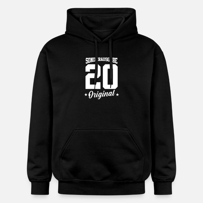 20e anniversaire - Sweat à capuche Softstyle® Gildan Unisexe - noir