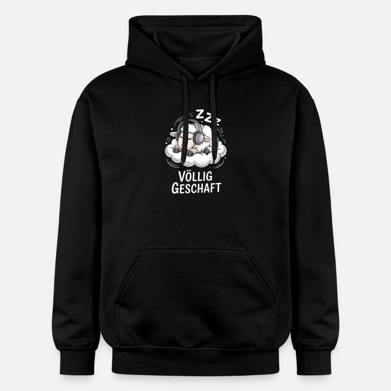 Completely done sheep design - Gildan Unisex Softstyle® Midweight Hoodie - black