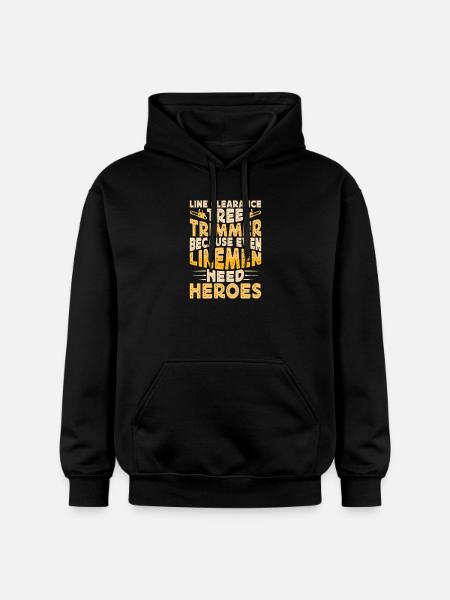 Baumpfleger Holzarbeiter Waldarbeiter Geschenk - Gildan Unisex Softstyle® Midweight Hoodie - Schwarz