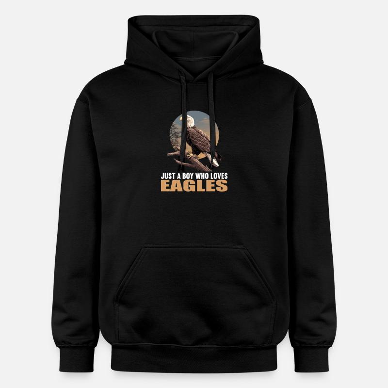 Aigle - Sweat à capuche Softstyle® Gildan Unisexe - noir