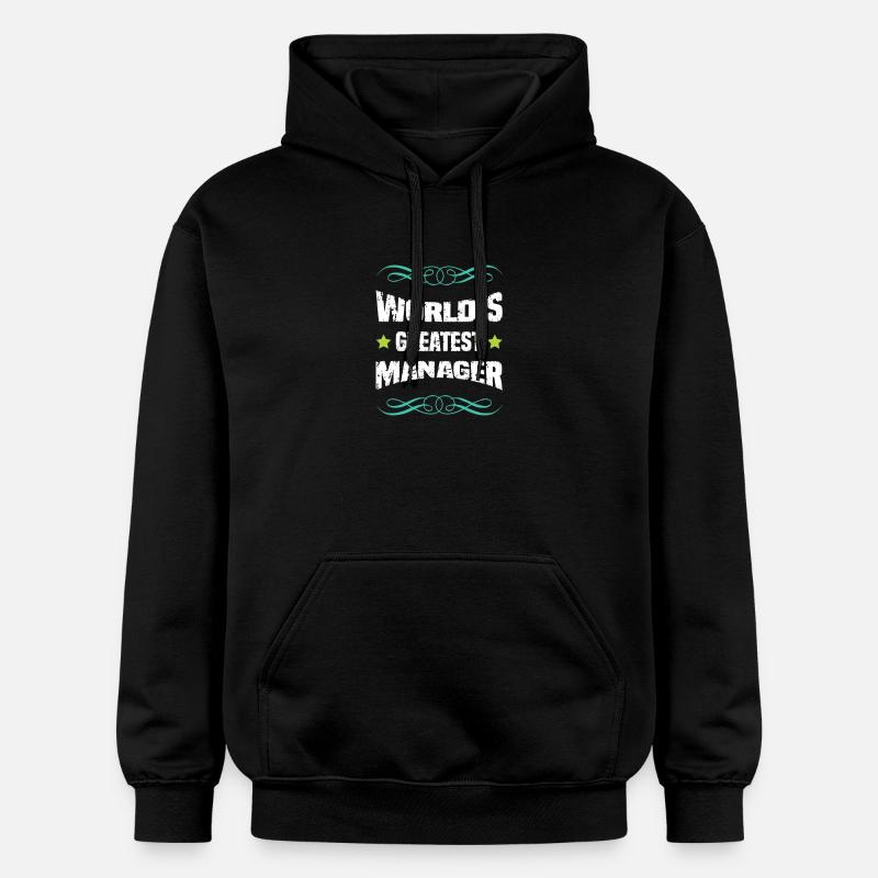 Meilleur manager au monde - Sweat à capuche Softstyle® Gildan Unisexe - noir