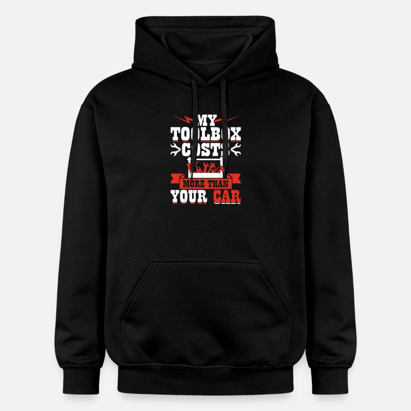 Mechanic Mechatronics Technician Screwdriver Gift - Gildan Unisex Softstyle® Midweight Hoodie - black