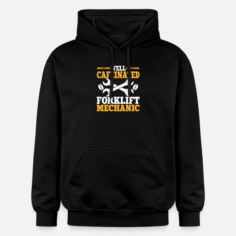 Mécanicien Mécatronicien Technicien Bricoleur Cadeau - Sweat à capuche Softstyle® Gildan Unisexe - noir