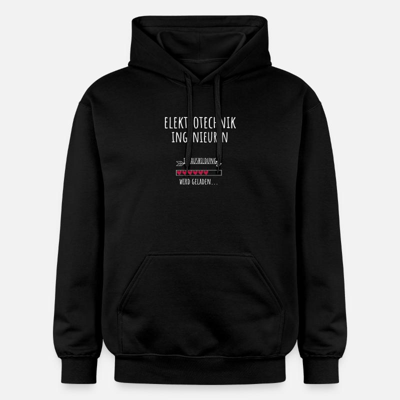 Electrical Engineer Study Gift - Gildan Unisex Softstyle® Midweight Hoodie - black