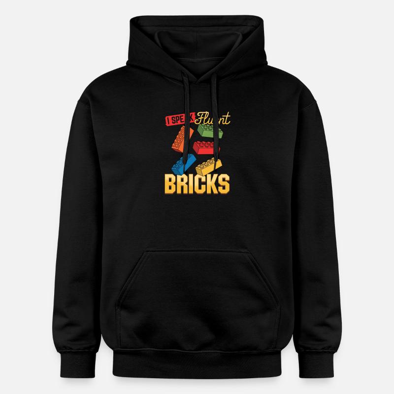 Blocs de construction Enfants Brick Builder - Sweat à capuche Softstyle® Gildan Unisexe - noir