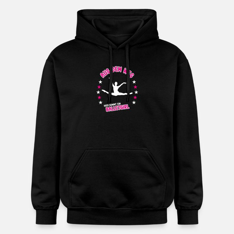 Ballet Ballet Ballet Danseuse Ballerine - Sweat à capuche Softstyle® Gildan Unisexe - noir