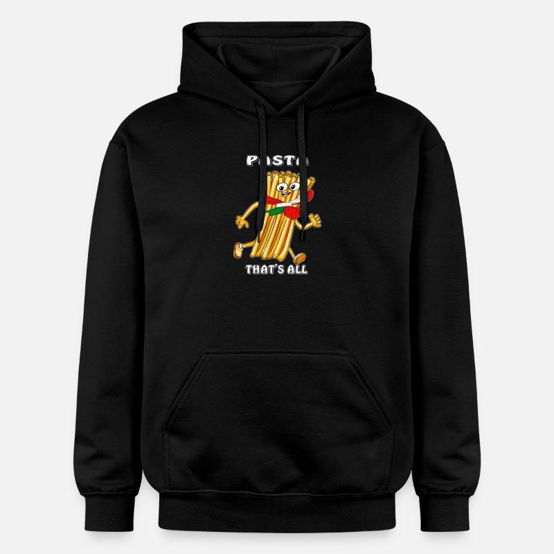 DES PÂTES, C’EST TOUT - Sweat à capuche Softstyle® Gildan Unisexe - noir