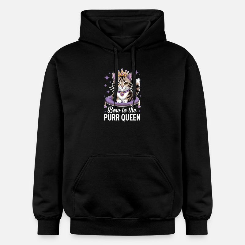 Chat Disant Chat Drôle Chat Cadeau - Sweat à capuche Softstyle® Gildan Unisexe - noir