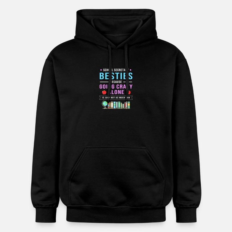 Secrétaire d’école Secrétaire d’école - Sweat à capuche Softstyle® Gildan Unisexe - noir
