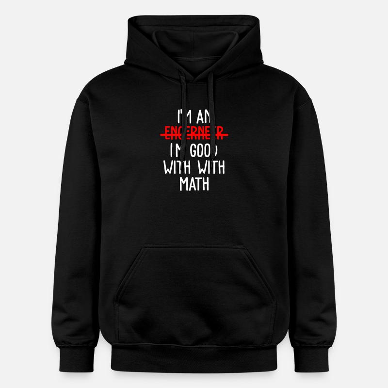 Math Math Math Teacher Mathematician - Gildan Unisex Softstyle® Midweight Hoodie - black