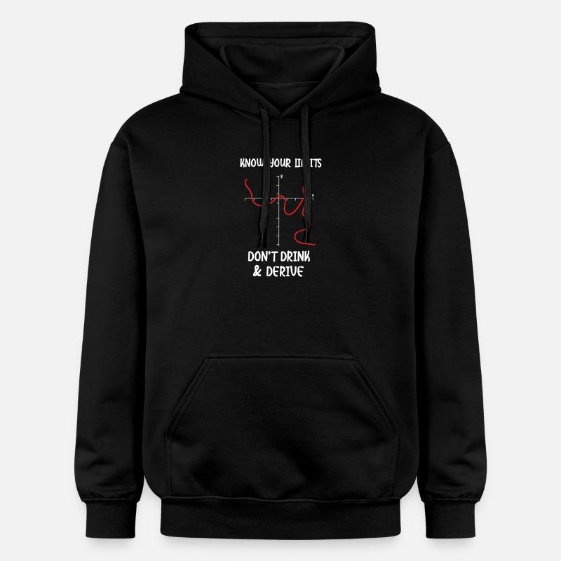 Math Math Math Teacher Mathematician - Gildan Unisex Softstyle® Midweight Hoodie - black