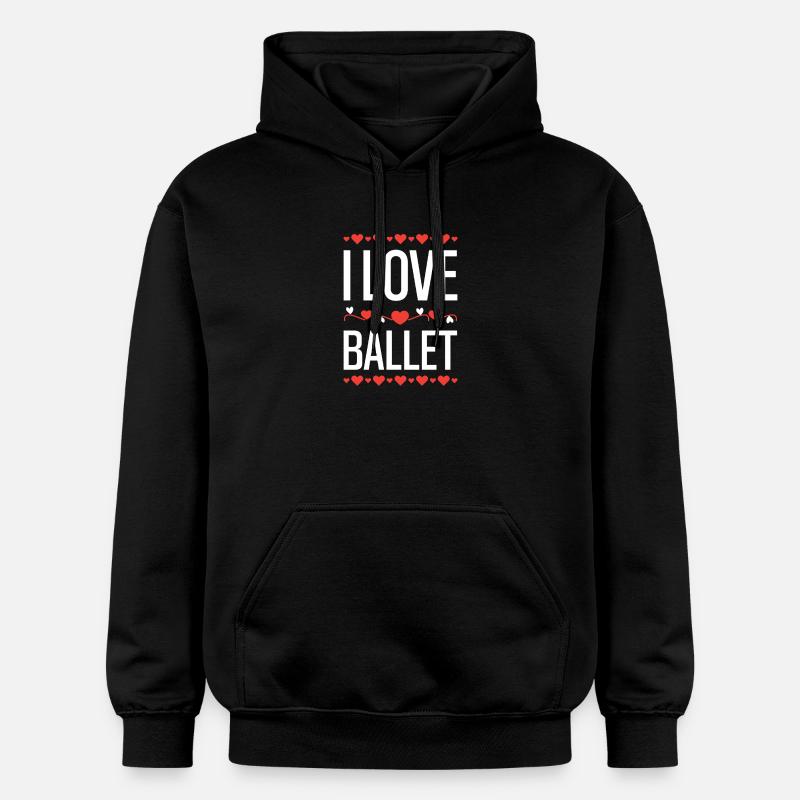 J’adore la danse classique - Sweat à capuche Softstyle® Gildan Unisexe - noir