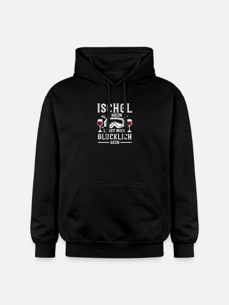Ischgl Wine Fun After Ski Alpine Party - Gildan Unisex Softstyle® Midweight Hoodie - svart