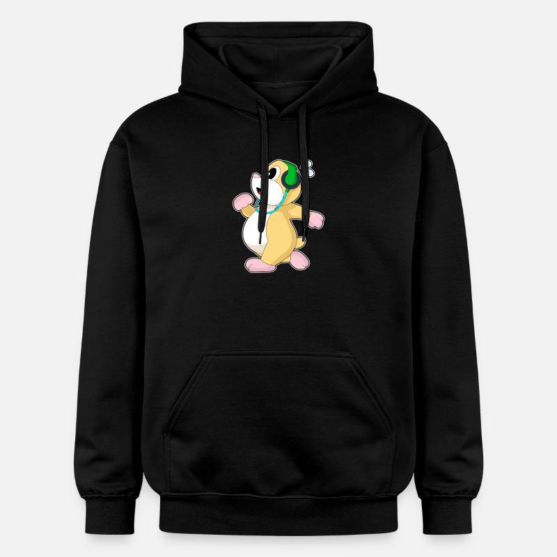 Hamster Jogger Jogging Sports - Sweat à capuche Softstyle® Gildan Unisexe - noir