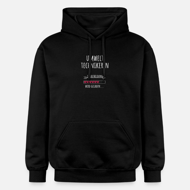 Environmental Technician Studies Profession Training - Gildan Unisex Softstyle® Midweight Hoodie - black