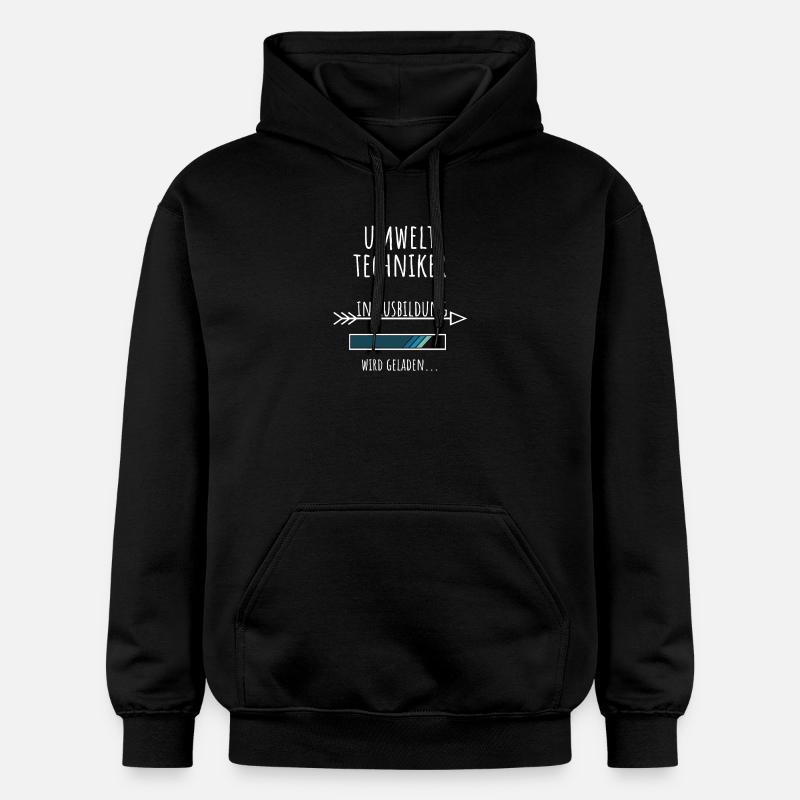 Environmental Technician Studies Occupation Training - Gildan Unisex Softstyle® Midweight Hoodie - black