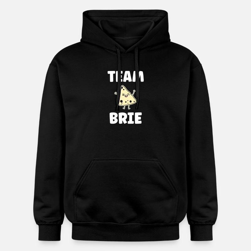 Humour fromage brie - Sweat à capuche Softstyle® Gildan Unisexe - noir