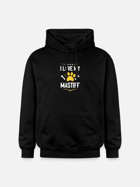J’adore mon Mastiff - Sweat à capuche Softstyle® Gildan Unisexe - noir