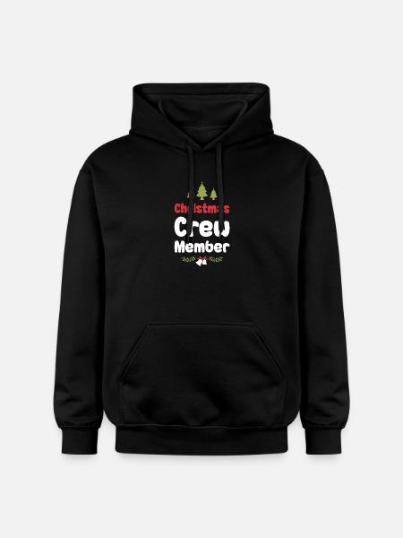Weihnachten Crew Christmas - Gildan Unisex Softstyle® Midweight Hoodie - black