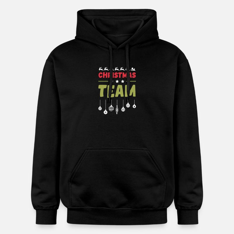 Noël de l’équipe Weihnachten - Sweat à capuche Softstyle® Gildan Unisexe - noir