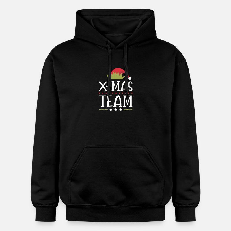 Escouade de Noël - Sweat à capuche Softstyle® Gildan Unisexe - noir
