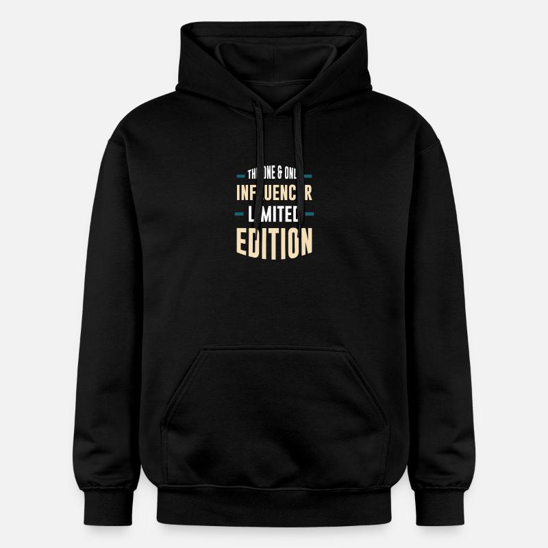 Seul influenceur en édition limitée - Sweat à capuche Softstyle® Gildan Unisexe - noir