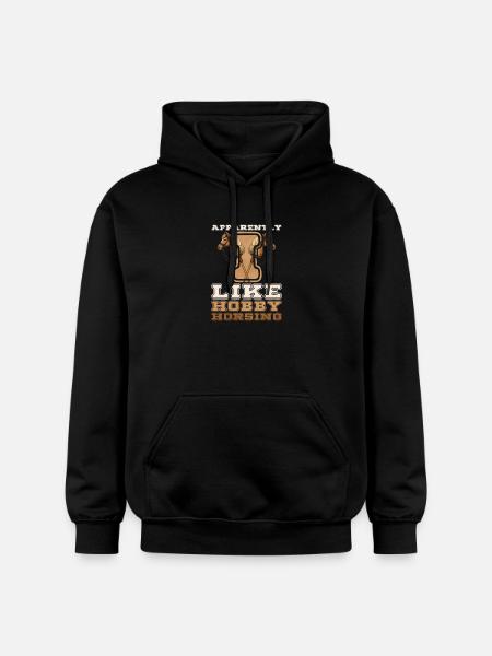 Art de cheval de loisir Passe-temps - Sweat à capuche Softstyle® Gildan Unisexe - noir