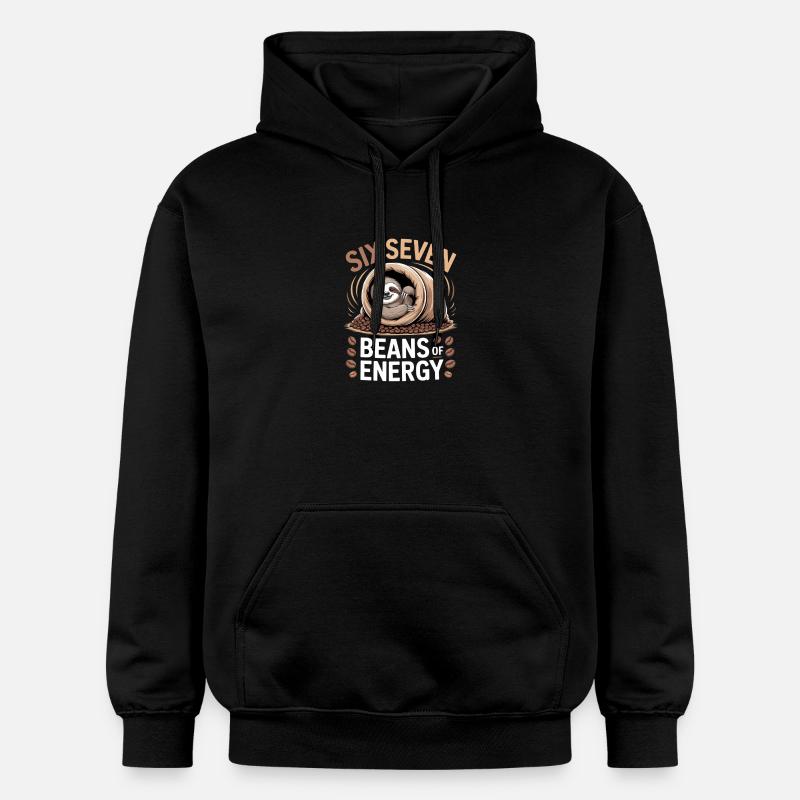 Six Seven Beans Energy - Sweat à capuche Softstyle® Gildan Unisexe - noir