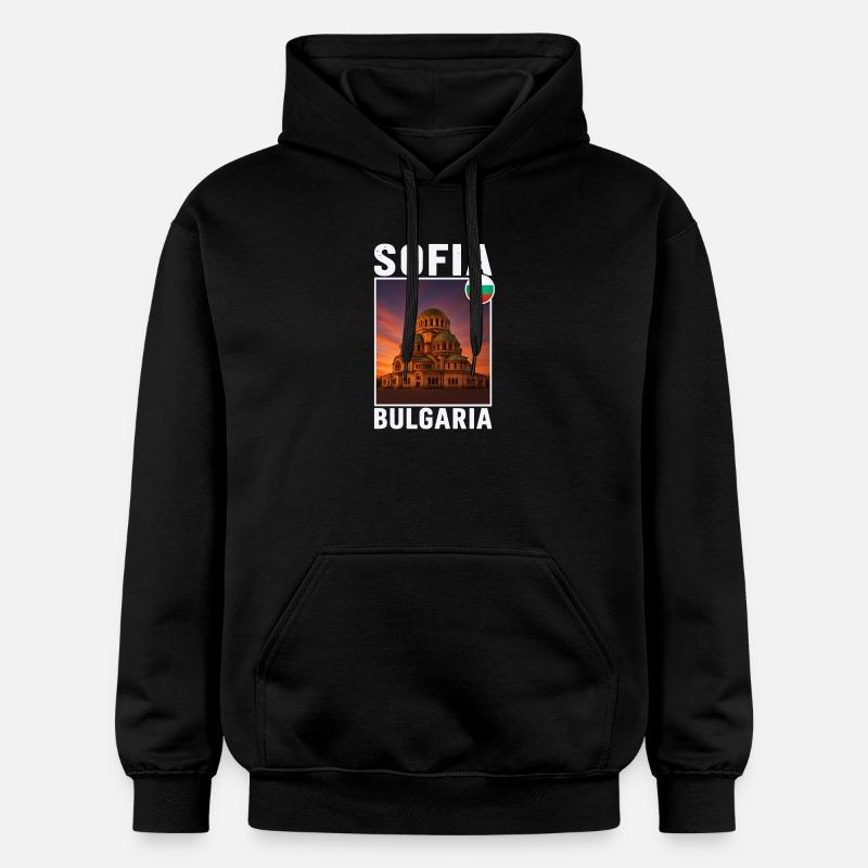 Sofia Bulgarie - Sweat à capuche Softstyle® Gildan Unisexe - noir