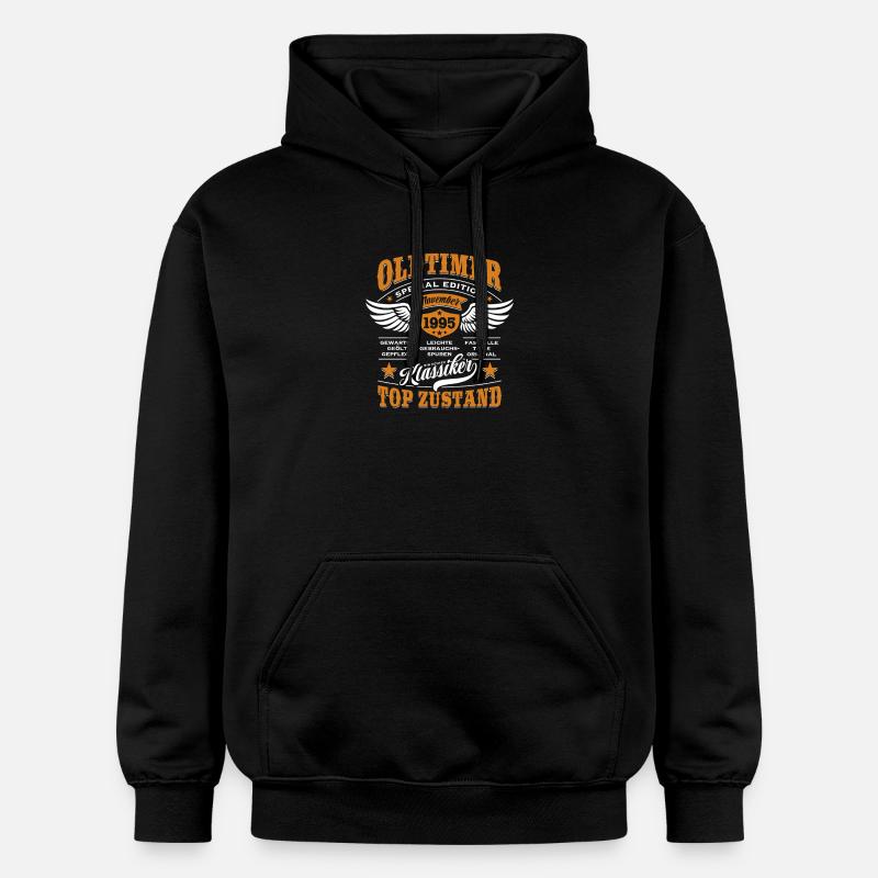 Oldtimer novembre 1995 | Cadeau d’anniversaire - Sweat à capuche Softstyle® Gildan Unisexe - noir
