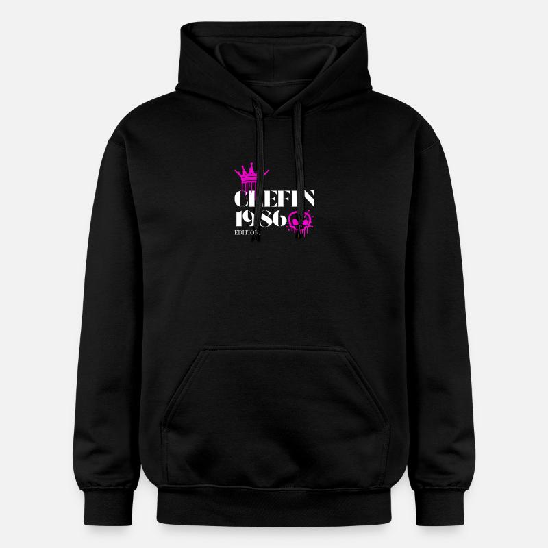 Édition Chefin 1986 – Volume & Anniversaire - Sweat à capuche Softstyle® Gildan Unisexe - noir