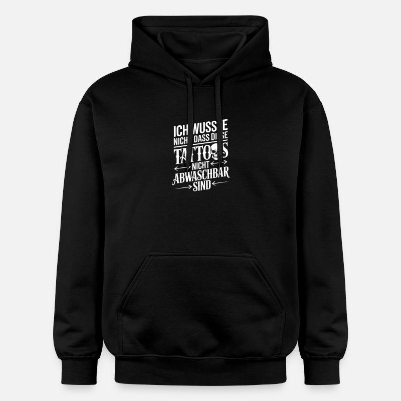 Tatouages non lavables : Déclaration - Sweat à capuche Softstyle® Gildan Unisexe - noir