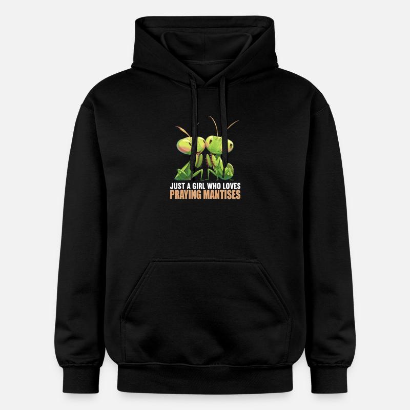 Gottesanbeterinnen Gottesanbeterin - Gildan Unisex Softstyle® Midweight Hoodie - Schwarz