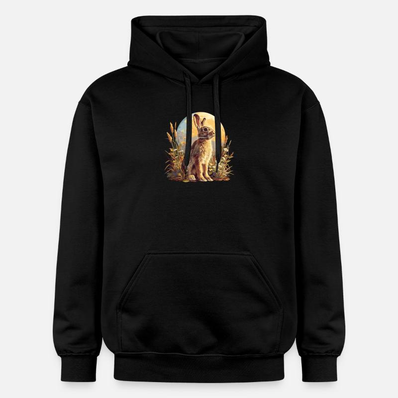 Lapin Lapin - Sweat à capuche Softstyle® Gildan Unisexe - noir