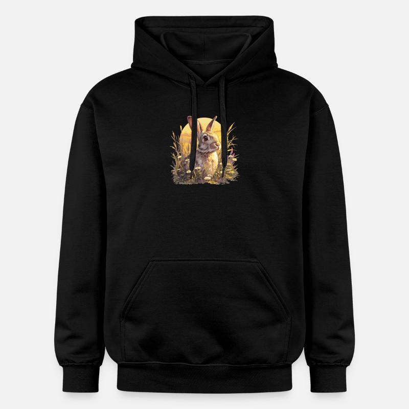 Lapin Lapin - Sweat à capuche Softstyle® Gildan Unisexe - noir