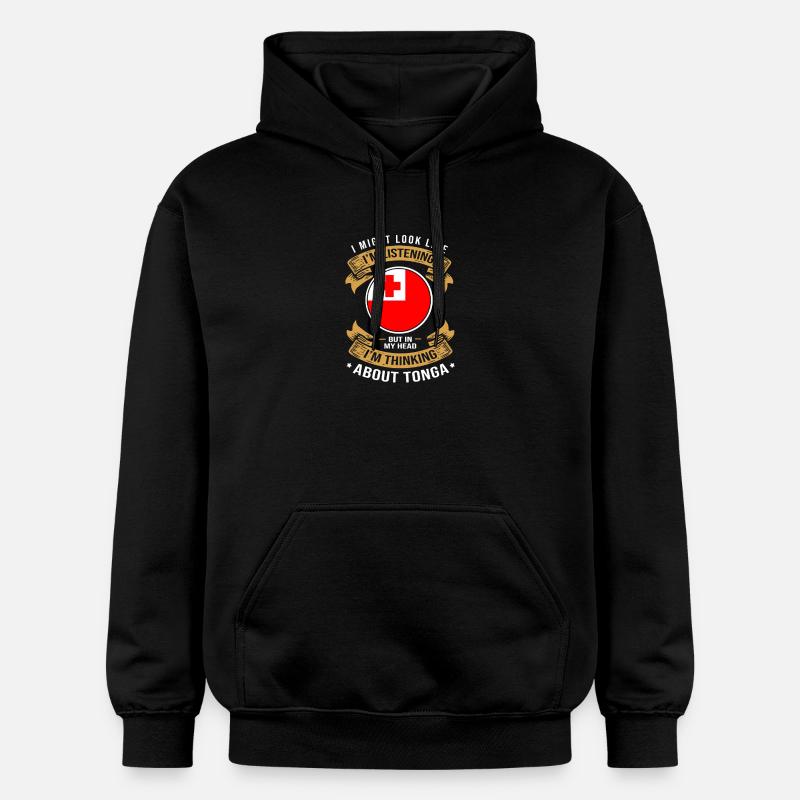 Tonga - Sweat à capuche Softstyle® Gildan Unisexe - noir