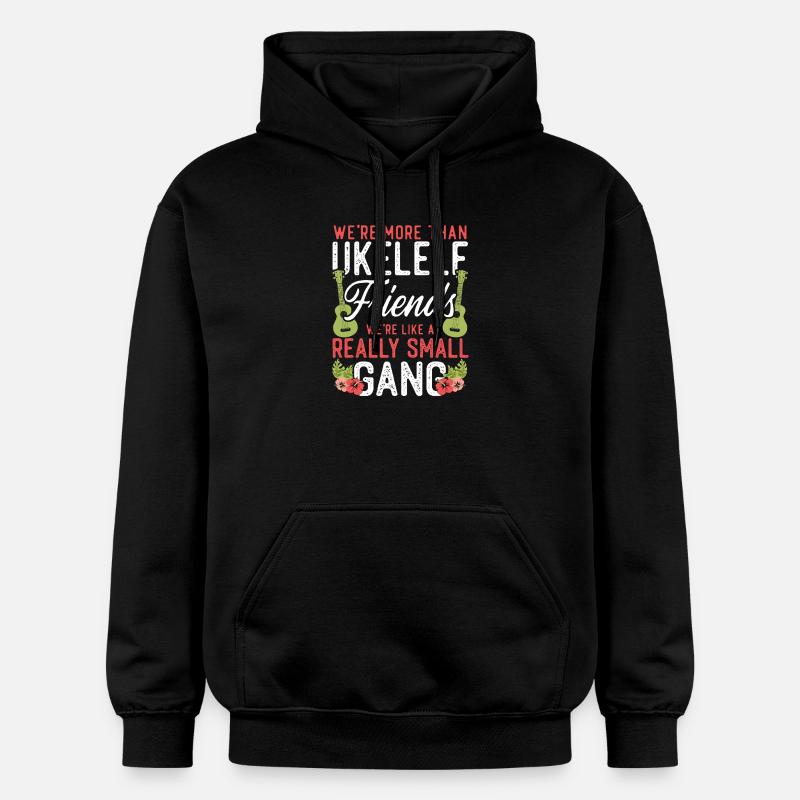 Amis du ukulélé hawaïen - Sweat à capuche Softstyle® Gildan Unisexe - noir