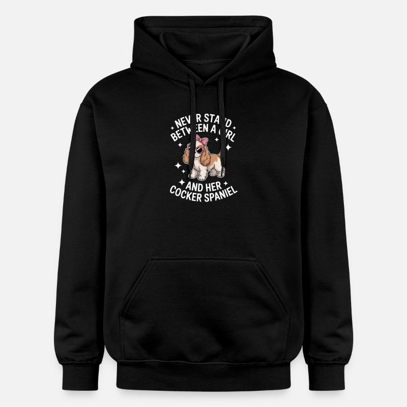 Cocker Spaniel Sprüche Cocker Spaniel Geschenk - Gildan Unisex Softstyle® Midweight Hoodie - Schwarz
