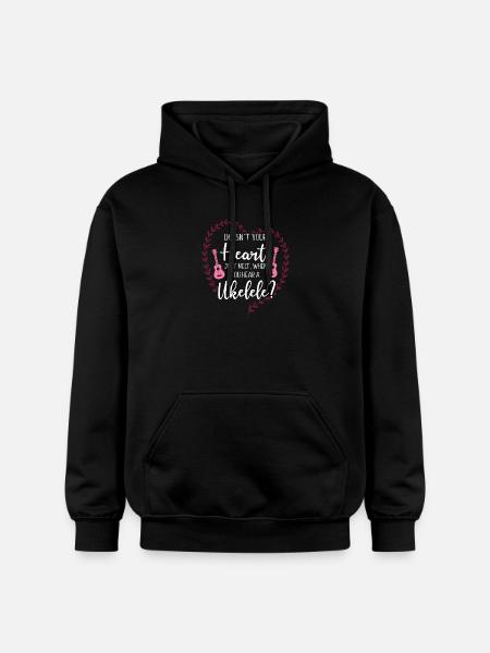 Hawaiian Ukulele Uke Doesn't Your - Gildan Unisex Softstyle® Midweight Hoodie - black