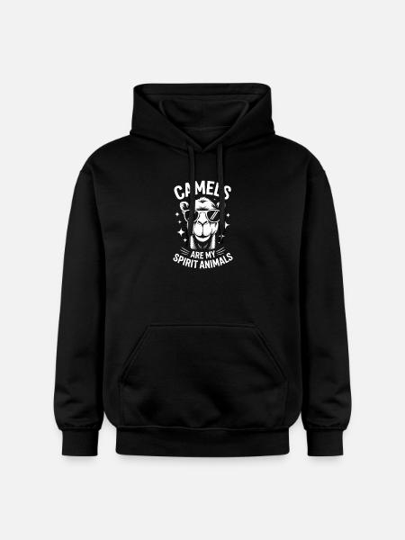 Camel Saying, Funny Camel Gift - Gildan Unisex Softstyle® Midweight Hoodie - black